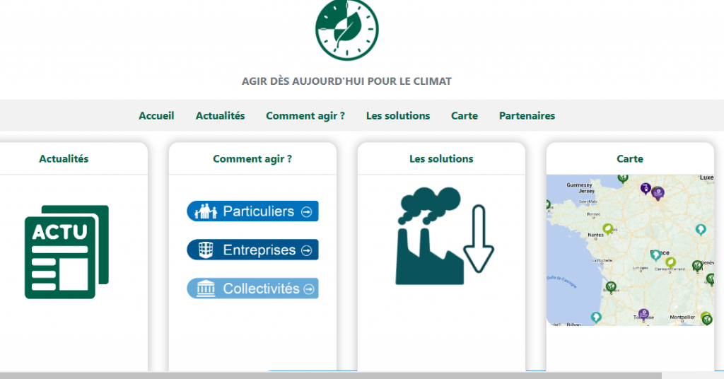 Lancement de l'initiative "agir pour le climat"