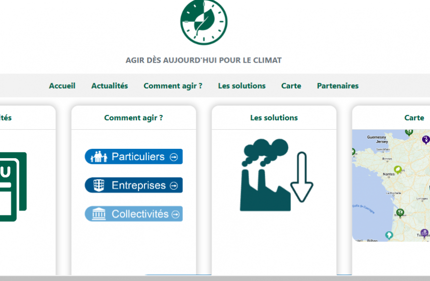 Lancement de l'initiative "agir pour le climat"
