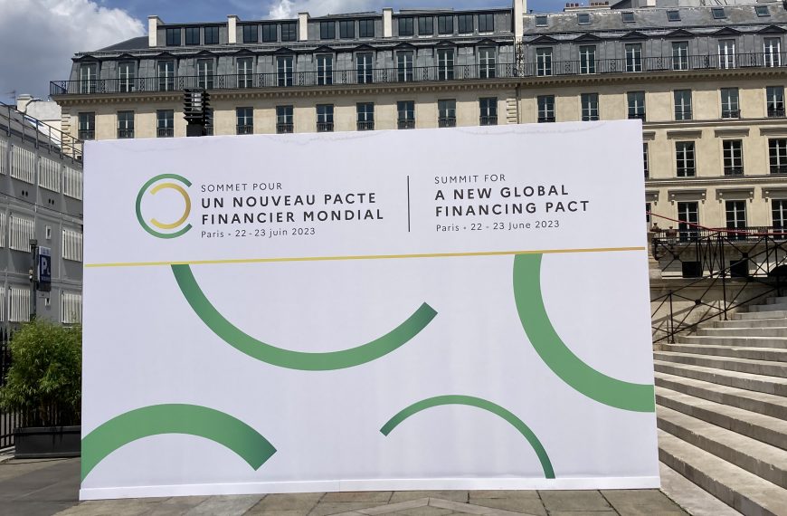 Entrée Sommet pour un nouveau pacte financier- Palais Brognard-Paris- Crédit Photo: Houmi Ahamed-Mikidache