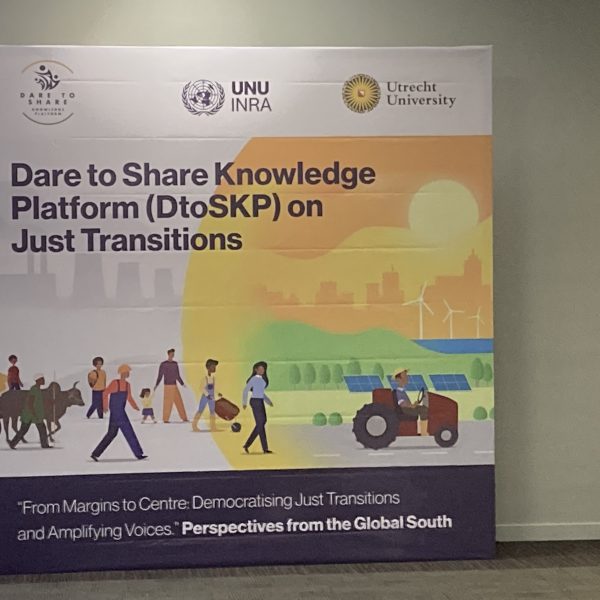 COP 28 : « Oser partager la connaissance sur les transitions justes »- UNU-INRA-UTRECHT