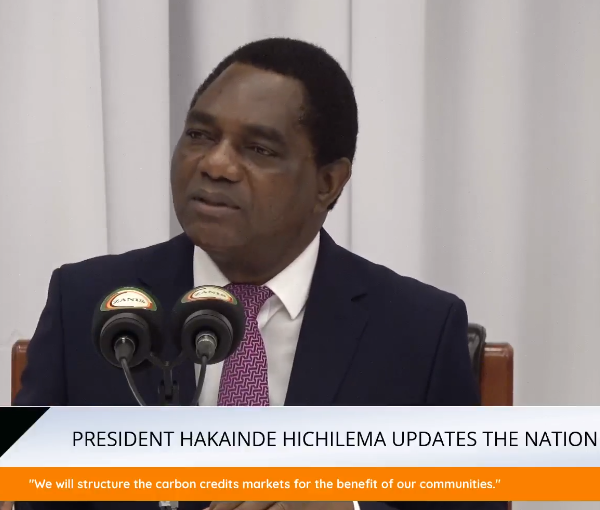 « Nous allons structurer les marchés des crédits de carbone au profit de nos communautés »- Hakainde Hichelema- Président de la Zambie