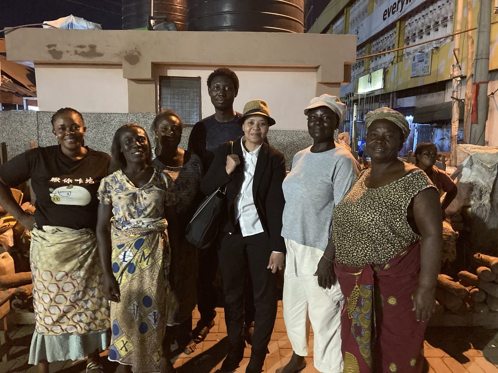 Avec les membres de l'association Yam Celeste en compagnie d' Otoo Emmanuel Addo et Houmi Ahamed-Mikidache- @eraenvironnement