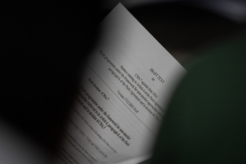 Texte de négociations Crédit Photo : KiaraWorth-UNFCCC